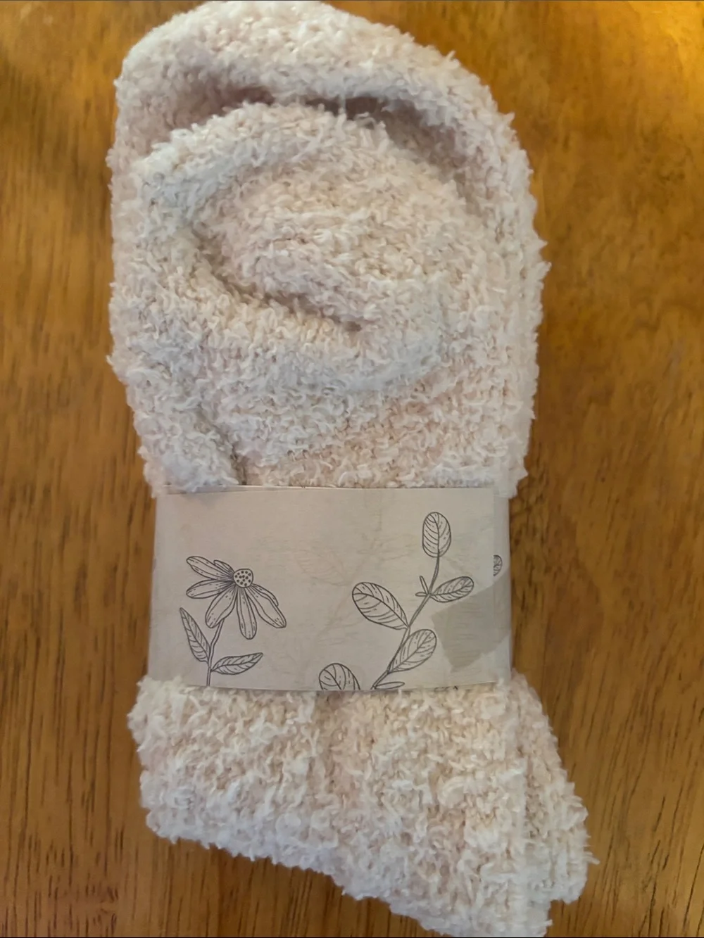 Cozy Plush Pink Women's Socks - Thinking of You